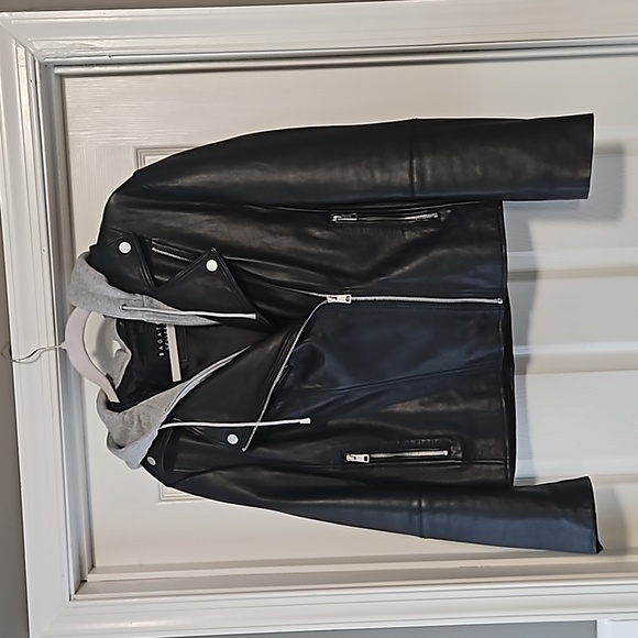 Bagatelle Women's Black Leather Jacket - Picture 5 of 7